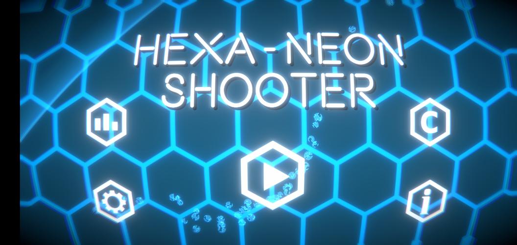 Hexa-Neon Shooter Captura de pantalla 3