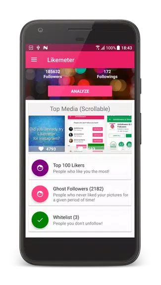 Likes & Ghost Followers for Instagram स्क्रीनशॉट 2