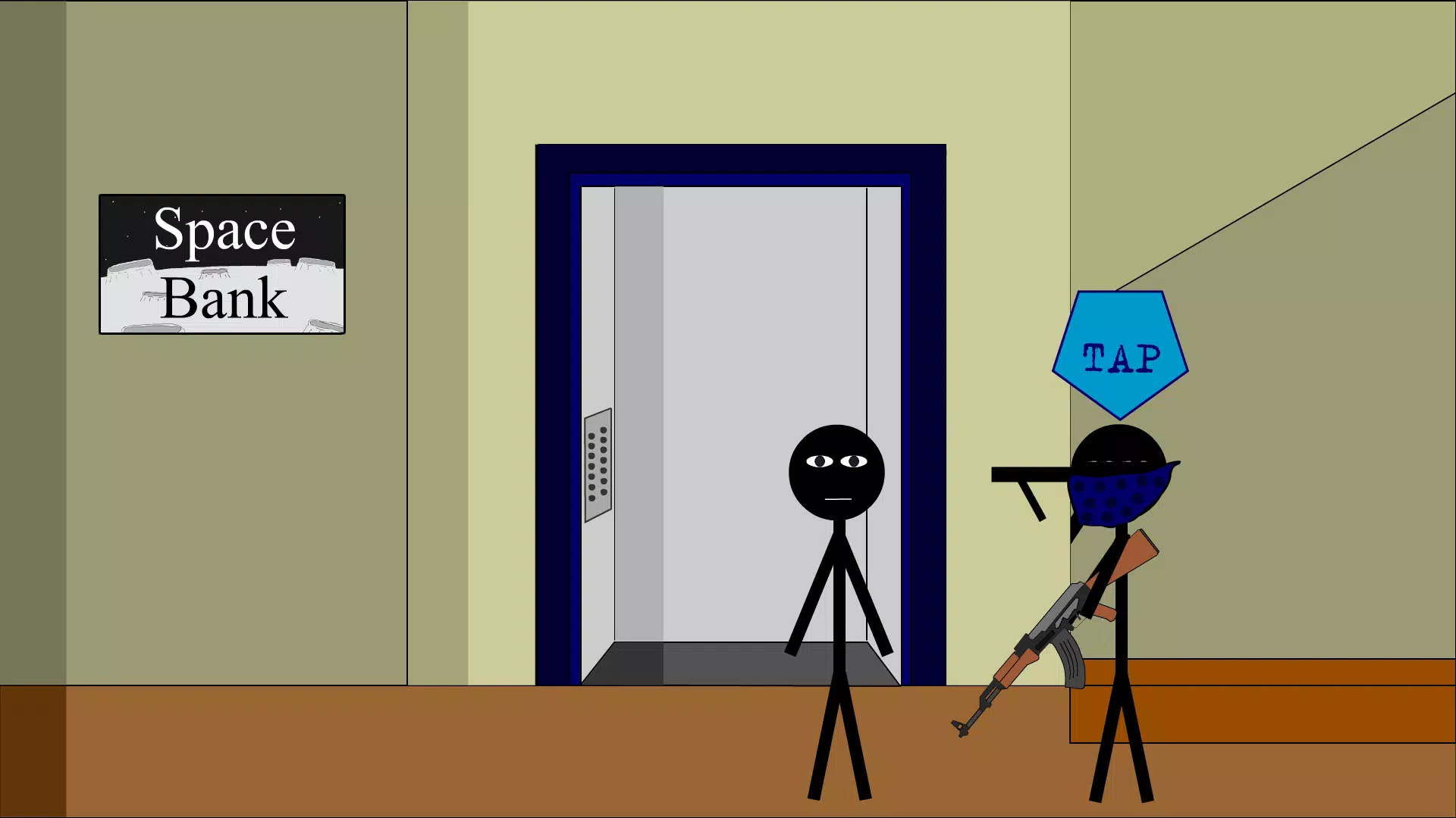 Stickman Escape Lift Screenshot 2