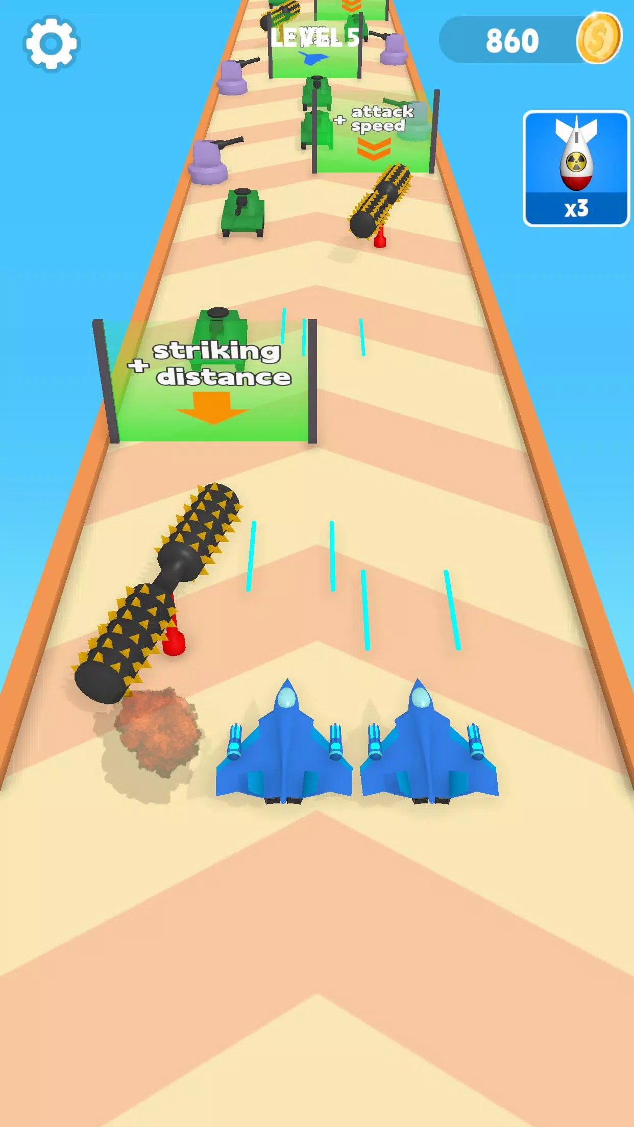 Schermata Warplane VS Tank:Shooting Game 1