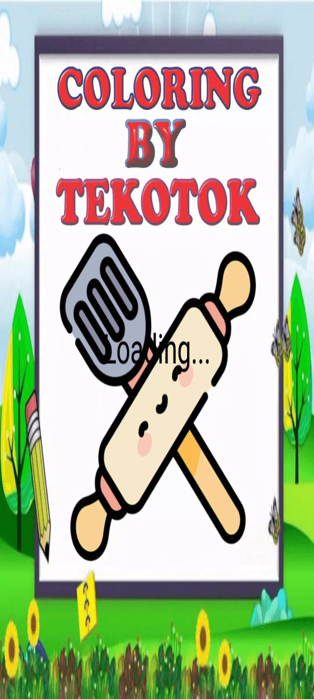 Coloring Kitchen Tools ภาพหน้าจอ 1