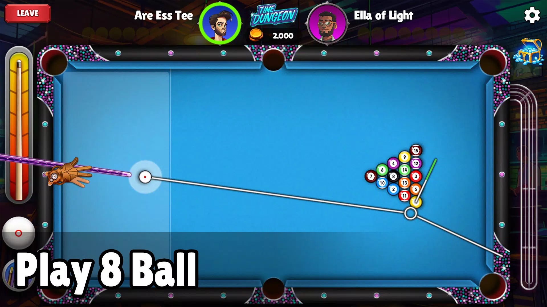 PoolStrike 8 ball pool offline Скриншот 1