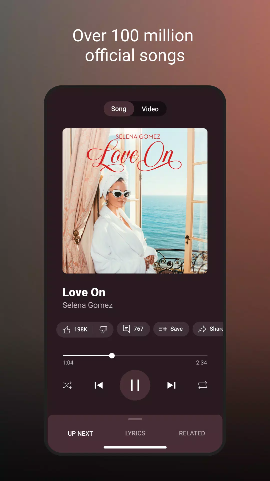 Schermata YouTube Music 1