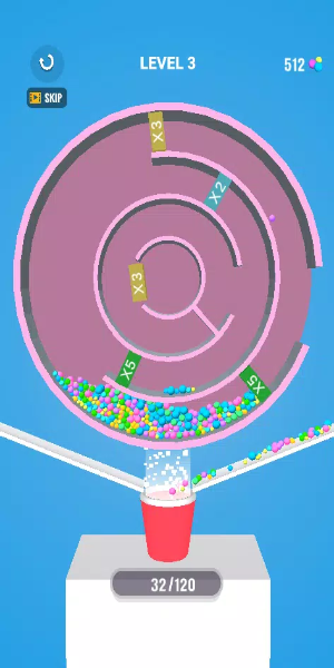 Multi Maze 3D : Spin & Collect Screenshot 1