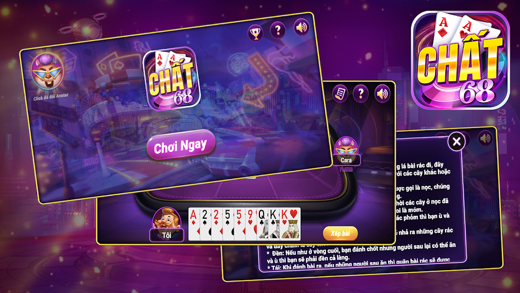 Chất68: Đánh Bài Doi Thuong スクリーンショット 4