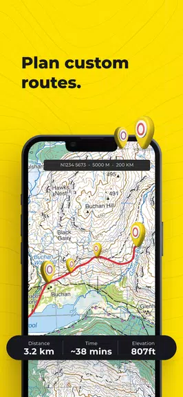 HiiKER: Die Wanderkarten-App Screenshot 3