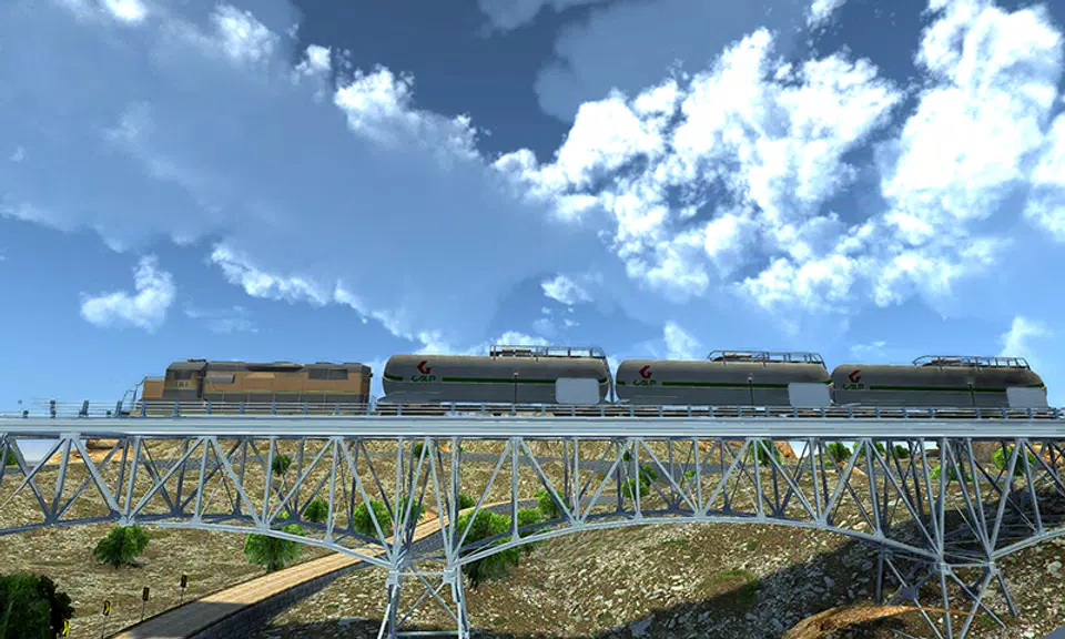 Oil Tanker Train Driving Sim Ảnh chụp màn hình 4