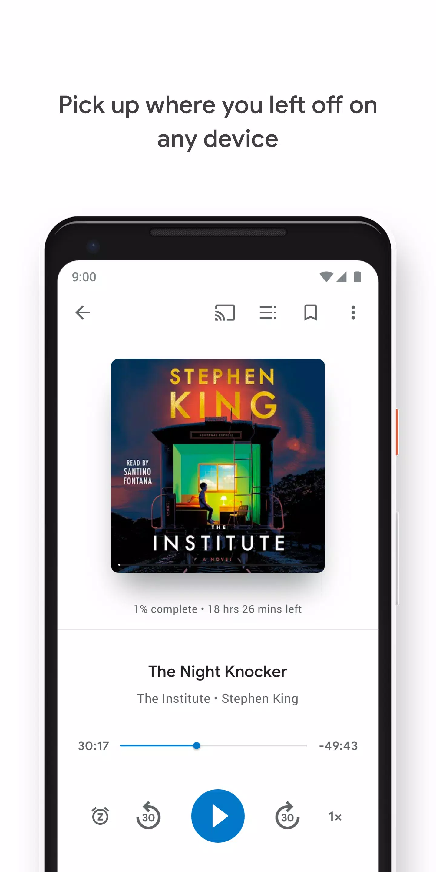 Google Play Books & Audiobooks Screenshot 2