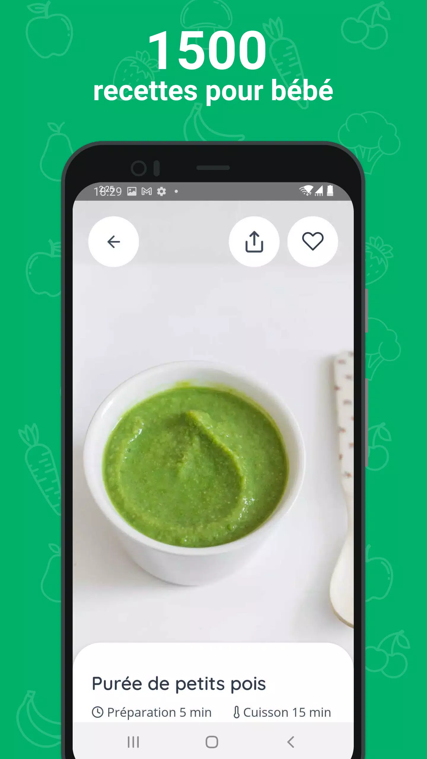 Cuisinez pour bébé Tangkapan skrin 1