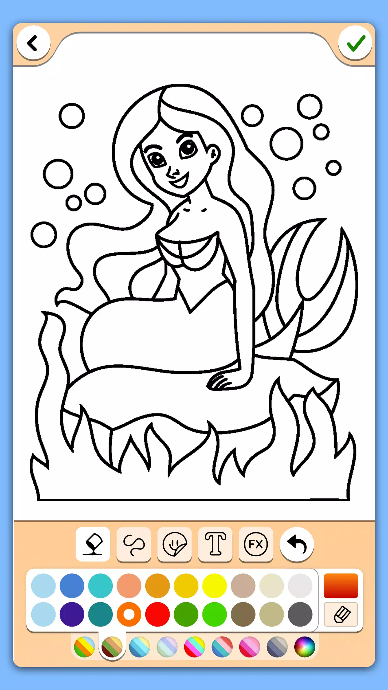 Schermata Coloring for girls and women 1