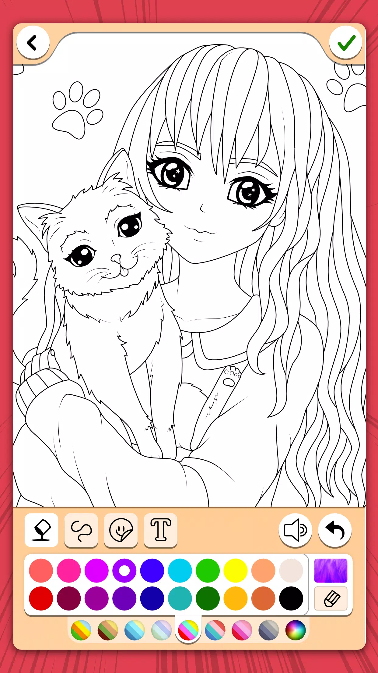 Manga Coloring Book應用截圖第1張