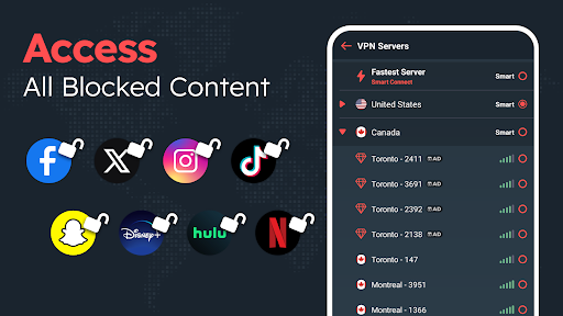 Schermata X VPN - Fast, Safe & Proxy VPN 2