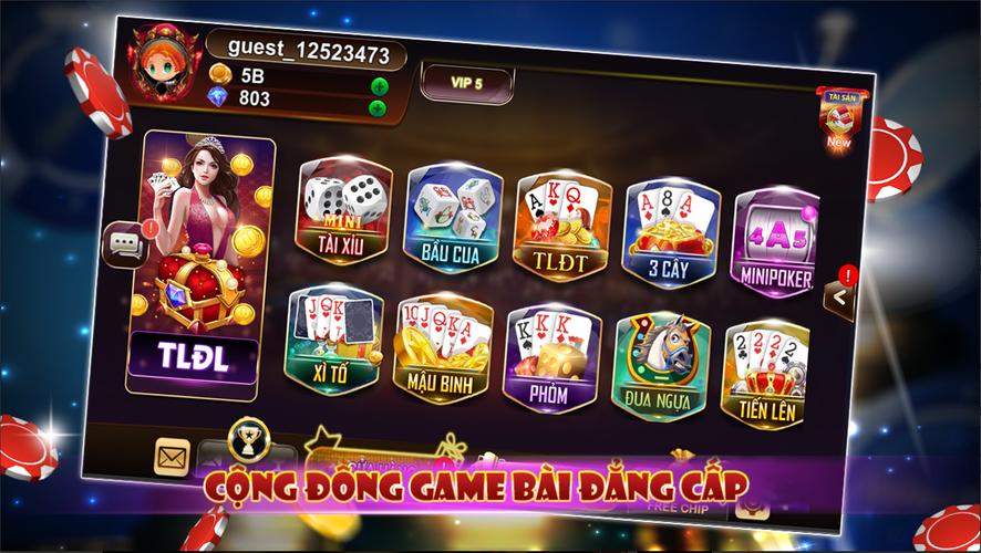 4Play - Xì Tố Xì Phé Online Captura de pantalla 1