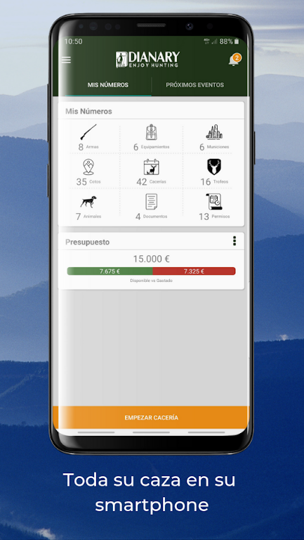 Dianary hunting app ဖန်သားပြင်ဓာတ်ပုံ 1