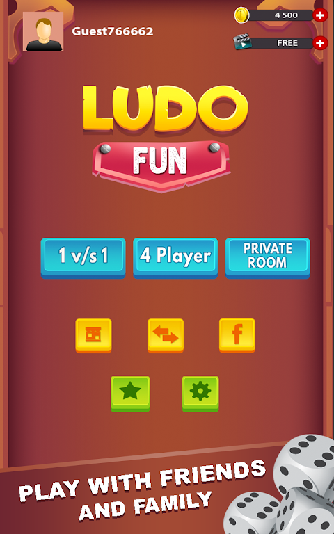 Ludo Fun: Free Family Dice Game Zrzut ekranu 2