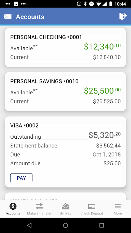 Connex Credit Union Mobile Captura de pantalla 2