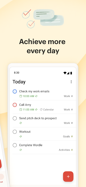 Todoist : to do list et agenda Capture d'écran 2