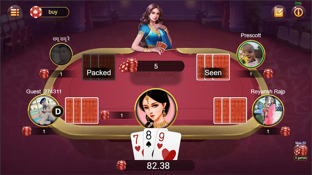 Teen Patti Moment 스크린샷 3