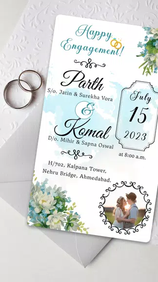 Schermata Engagement Card Maker & Design 2