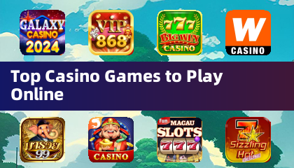 Nangungunang Mga Laro sa Casino na Laruin Online