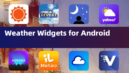 Mga widget ng panahon para sa Android