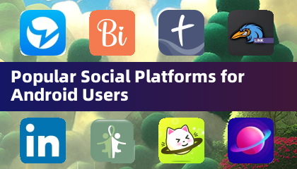 Mga sikat na platform sa lipunan para sa mga gumagamit ng Android