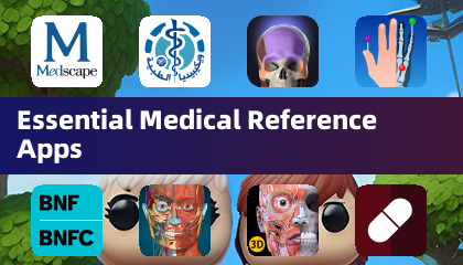 Mahahalagang apps sa sanggunian ng medikal
