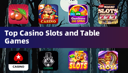 Nangungunang Mga Puwang ng Casino at Mga Laro sa Mesa
