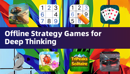 Offline Strategy Games for Deep Thinking