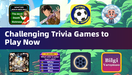 Jeux de Trivia Défiants à Jouer dès Maintenant