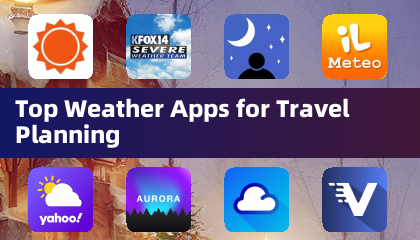 Mejores aplicaciones meteorológicas para planificar viajes