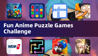Desafío de juegos de puzle de anime divertidos