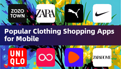 Aplicaciones populares de compra de ropa para móviles