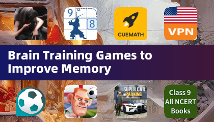 Gehirntraining-Spiele zur Verbesserung der Gedächtnisleistung